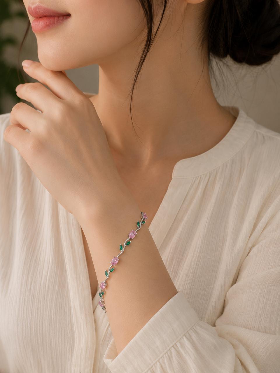 Rose Garden Tulip Bracelet
