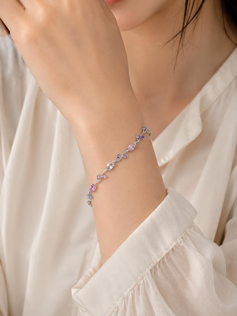 Amethyst Tulip Bracelet